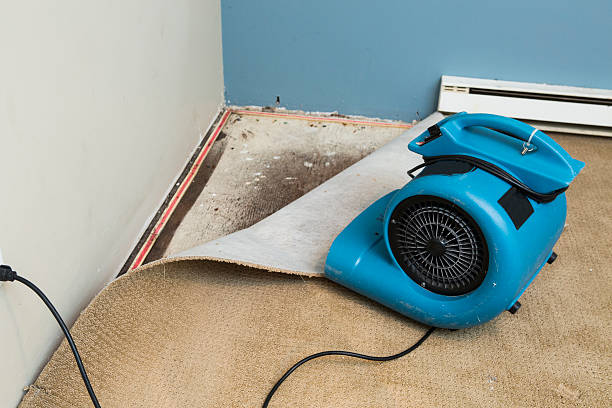 Water damage restoration process in CA